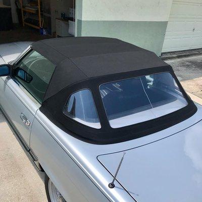 Mercedes SL Convertible Cloth Top replacement