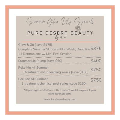 Summer Glow Up Specials