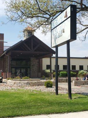 The Bells Center inside for events and Weddings.  Back area is 4 Baseball Diamonds for games of all ages. 5/30/2024