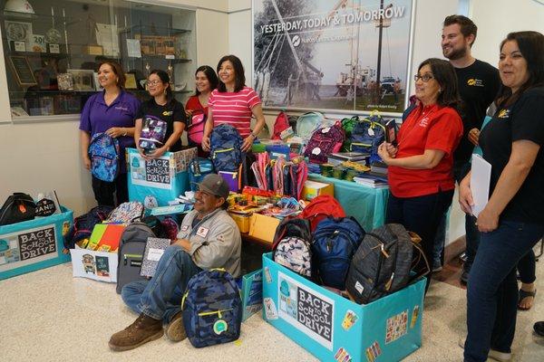 NEC helps support CASA of the Coastal Bend with a back to school donation drive!