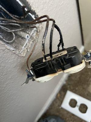 Burn receptacle, poor Connections