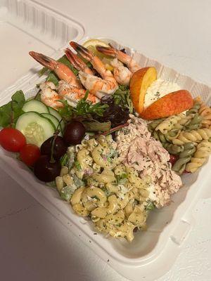 shrimp salad take out dinner