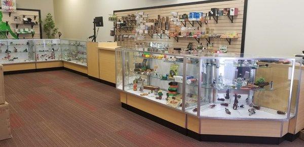 Vape Products, Glass pipes, and much more!  Come check us out at Happy Vibes in Durant.