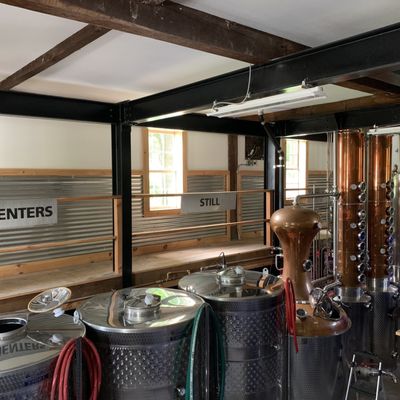 Peak inside the distillery