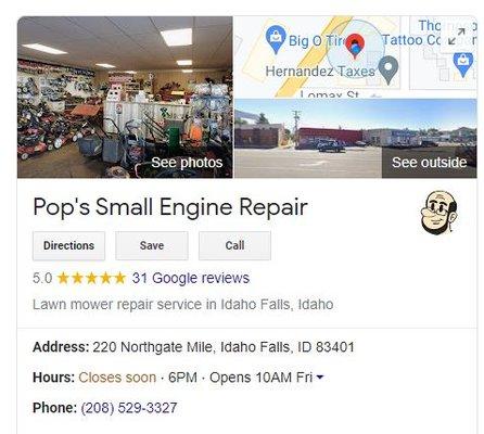 Pop's Small Engine Repair