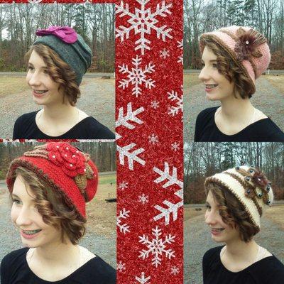 Super cute hats....just in time for cold weather!