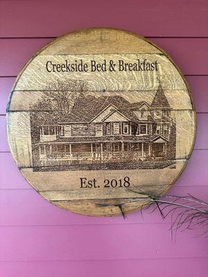 Creek Side Bed and Breakfast established 2018