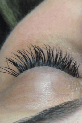 After eyelash extension