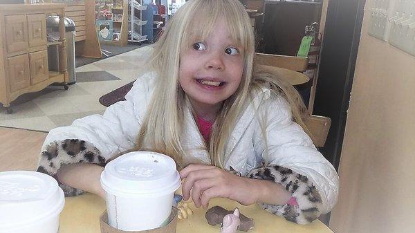 Coffee and Hot Chocolate on a snowy morning.