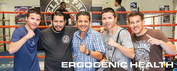 with my clients Julian & Yovani Rodarte, undefeated top prospects at Super Featherweight