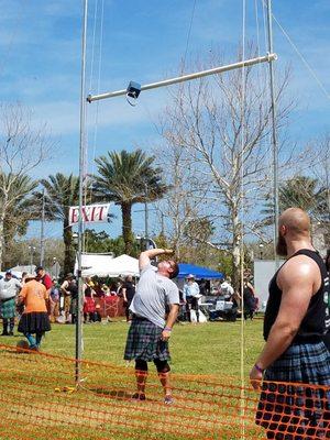 Highland games - 56 pound hammer