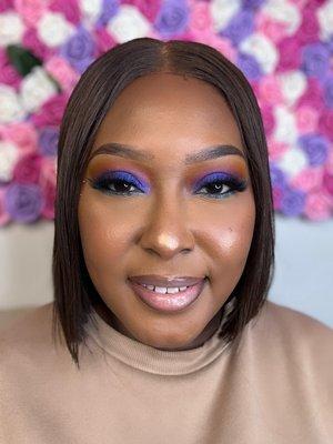 Full color glam( multi colored)