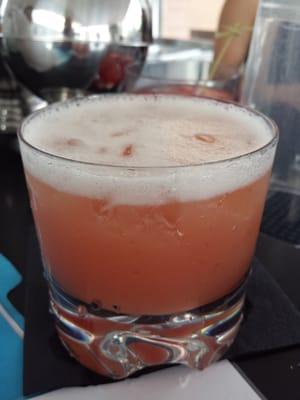 Lolita - grand centenario plata tequila, chile liquor, lemon juice and watermelon