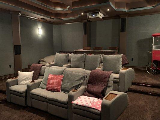 Custom Home Theater 200" Screen, We have everything from Design to Install