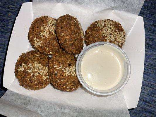 Falafel order (5) with tahini