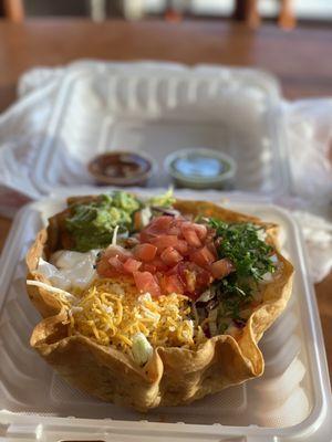 Taco Salad with Meat $14