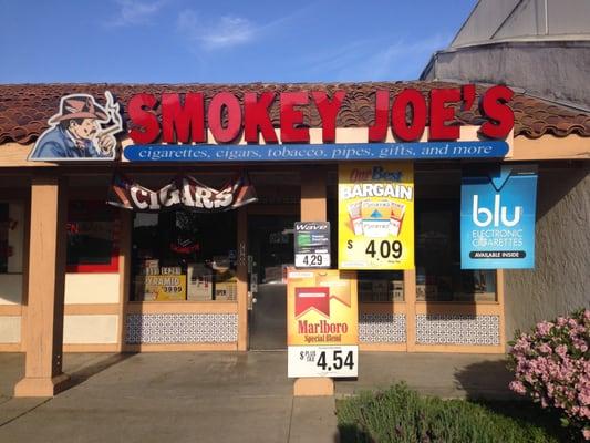 Smokey Joe's Cigarette & Tobacco Shop Store Front, Stockton, CA.