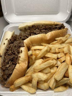 Traditional Cheesesteak - steak & cheese whiz