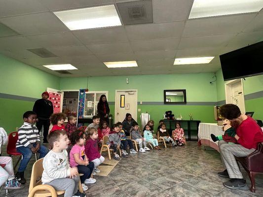 The Puppet Show hosted at Friendly Children's Garden.