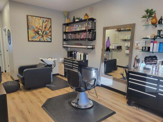 Inside salon/studio