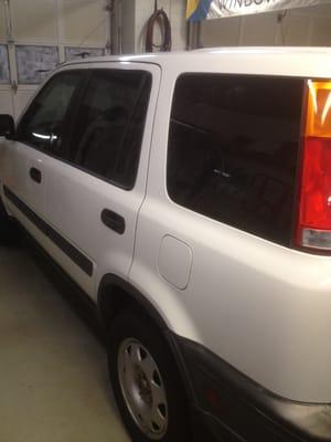 window tint on SUV