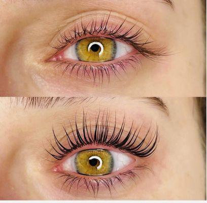 Before & After lash lifting