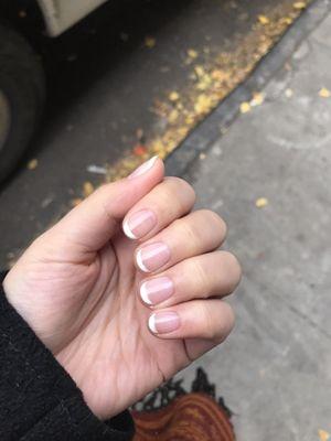 French gel mani