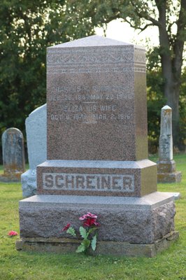 Ivey's monument to my Great-grandparents in Mount Carroll, Ill.