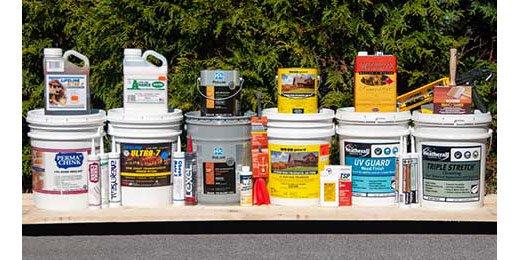 We carry a wide range of stains to protect wood surfaces.