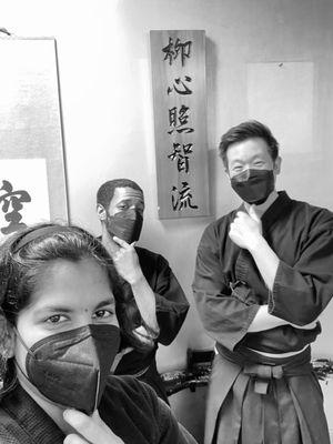 Casual photo with Shomen (Ryushin Shouchi Ryu)