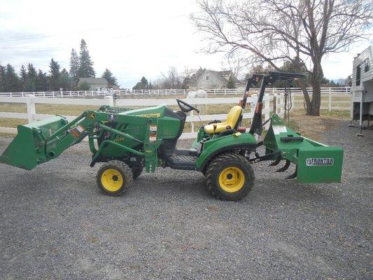 Tractor work to Clean Horse Stalls, Snow Removal or Lay down, and smooth Gravel.