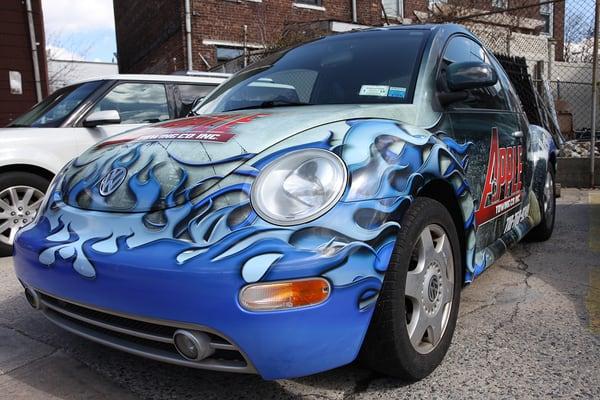 volkswagen beetle car wrap