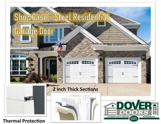 Product Monday! Start the New Year with New Garage Doors! Our ShowCase Residential Doors Would be Perfect for any home.