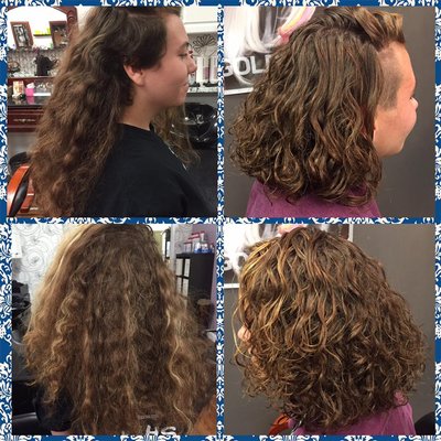 Before and After Curly Hair
 Hair Kelsea