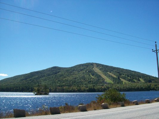 Great Moose Pond over looking Shawnee Peak