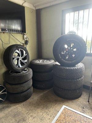 We also sell used tires and rims!