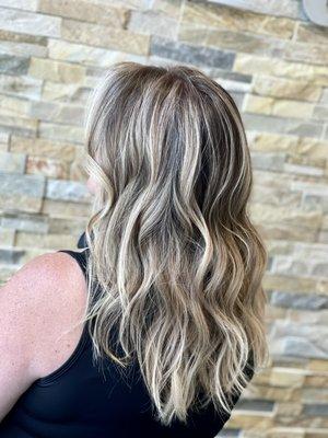 High-Contrast blonde