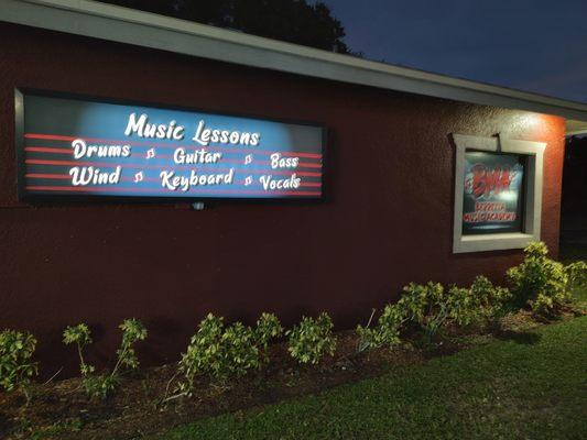 Our side of the building facing Missouri Avenue in Clearwater, Florida