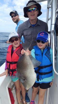 Anthony's Fishing Charters, definitely kid and family friendly.