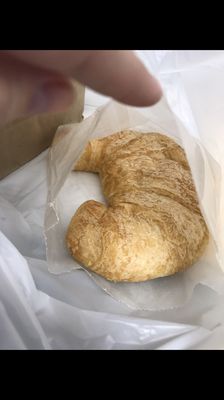 Yummy butter croissant