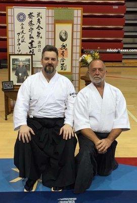 Sensei Mark Larson and Sensei Richard Gilbert