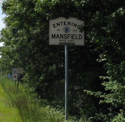 Entering Mansfield from Easton.