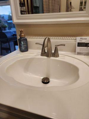 A faucet replacement is a great way to update your bathroom or kitchen!