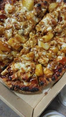 Tropical Chicken Pizza.