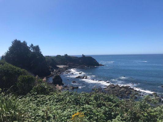 Great views from Chetco Point beach access trail