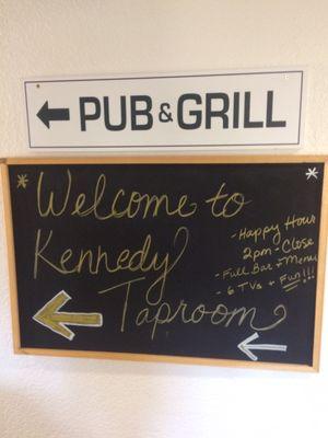 Update 3/3/2020: new name "Kennedy Taproom".