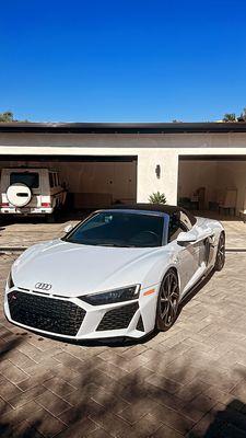 Audi R8 full exterior detail. Client was more than satisfied