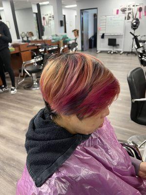 Before the color and cut done by Avianna Urquidez