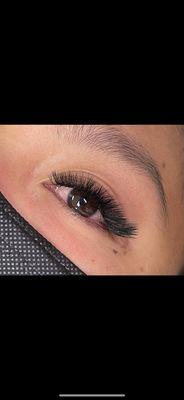 Volume eyelash extensions