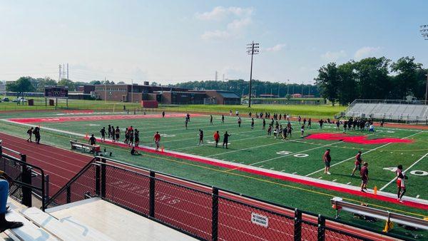 Nicholas A. Priscoe Stadium @ Woodbridge High School - home of The Barrons